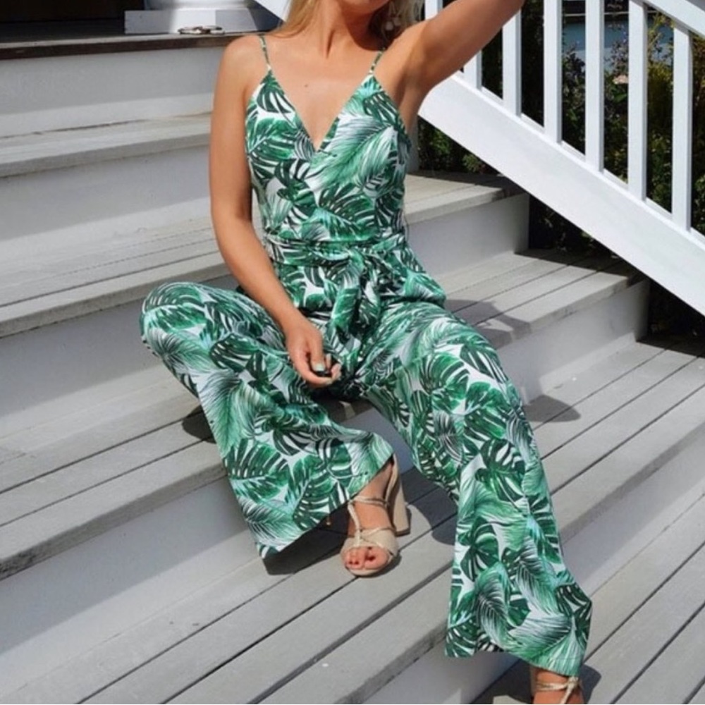 Massimo Fabbro Palm Leaf Romper 🌴